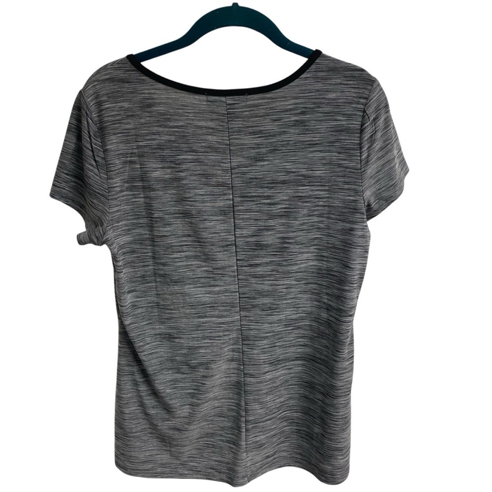 Vintage Suzie Pull On Casual Ladies Top‎ Black Polyester Size Medium NWT - Picture 2 of 7